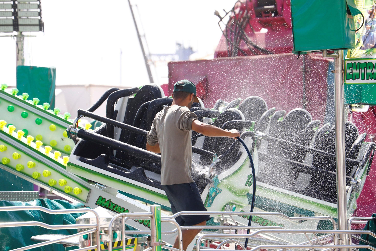 Todo listo en recinto ferial de El Arenal, en imágenes