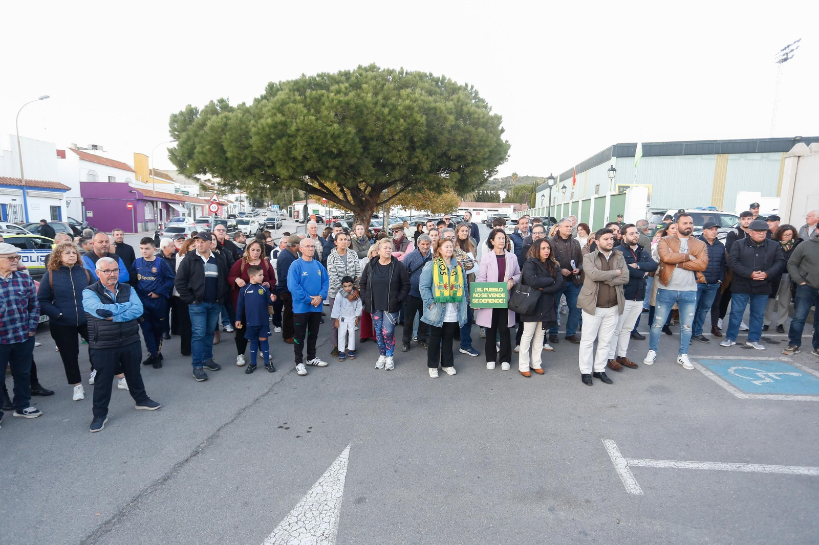 Las fotos de la protesta por la concesión del San Rafael de Los Barrios a Reygadas Sport