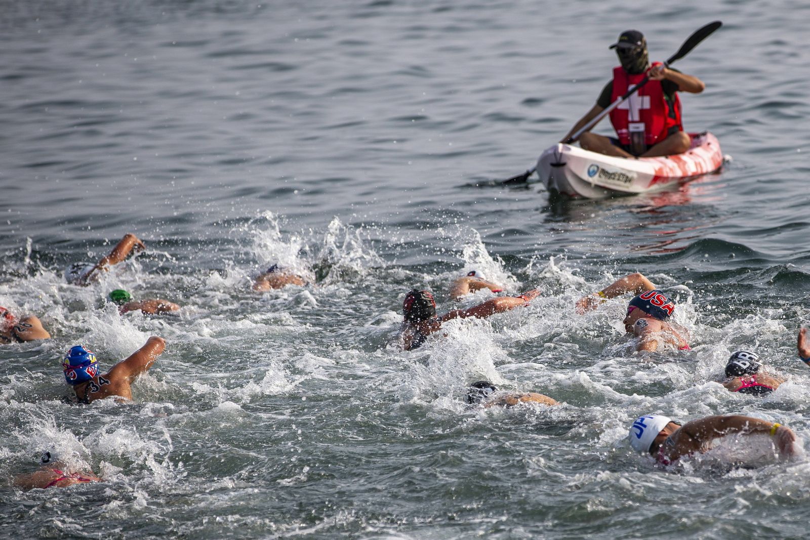 Las fotos de Paula Ruiz en el Mundial de aguas abierta de Gwangju