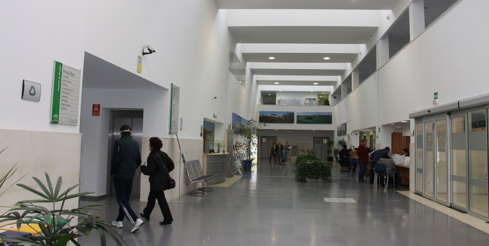 Imagen de archivo del interior del Hospital de Montilla.