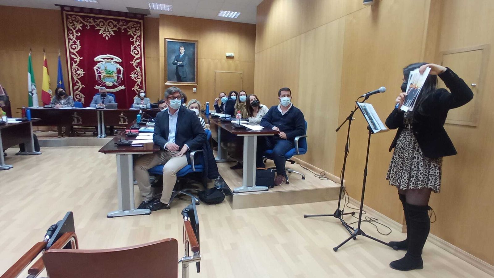 Intervención de Rocío García en el Pleno.