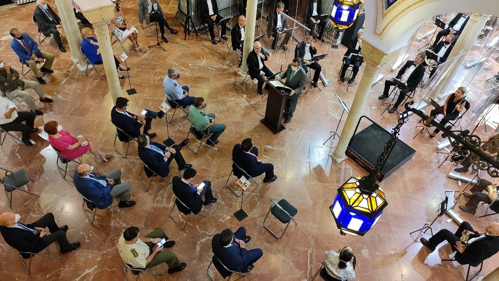Sede del Círculo Mercantil e Industrial durante la inauguración del curso y presentación de la programación de actividades.