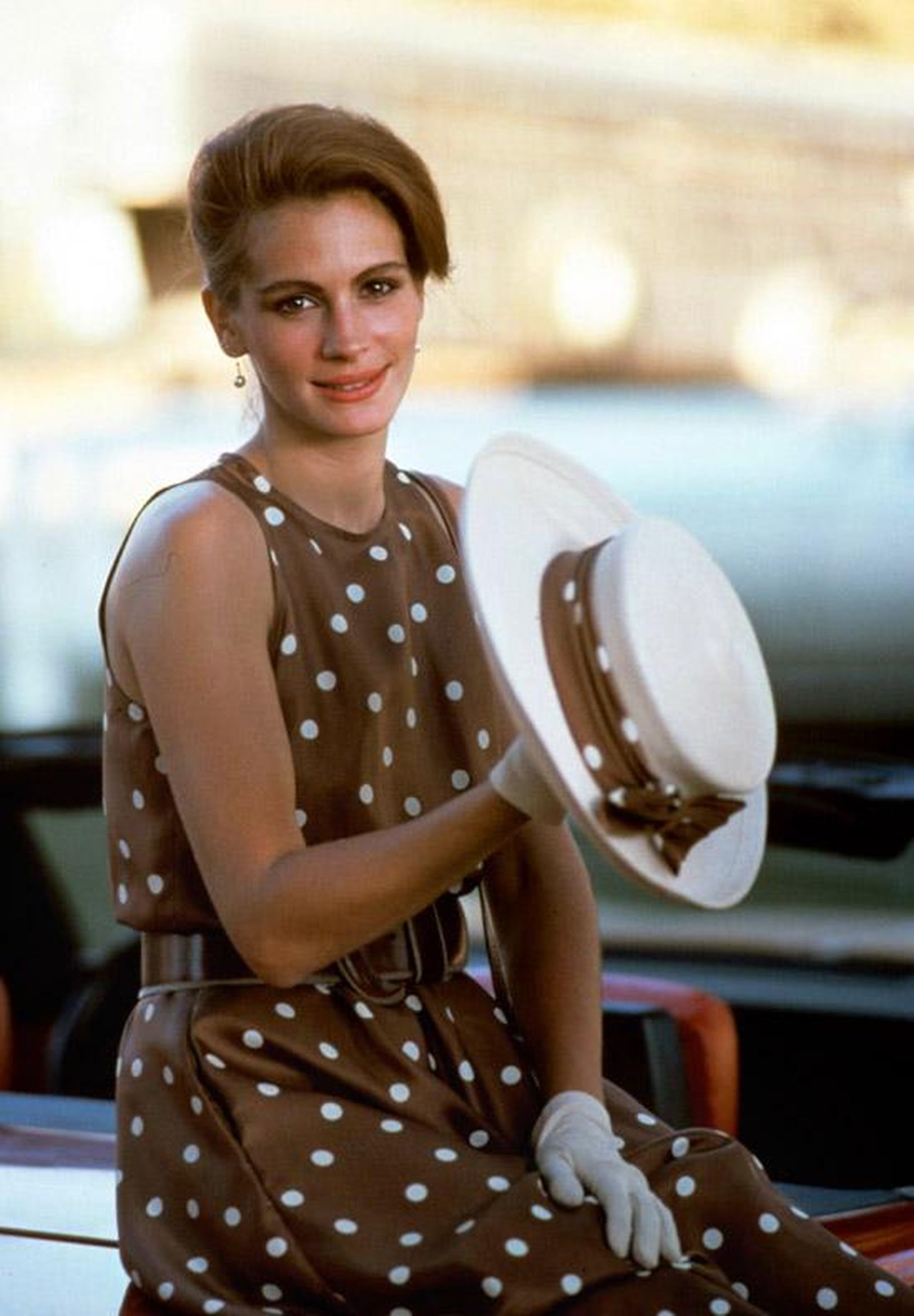 Julia Roberts, espectacular con el vestido de lunares de 'Pretty Woman.