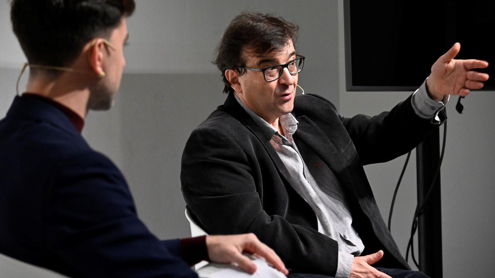 Cercas durante el acto.