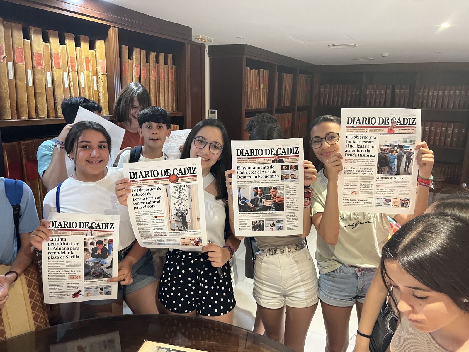 El colegio Safa-Beaterio de Alcalá de los Gazules visita Diario de Cádiz