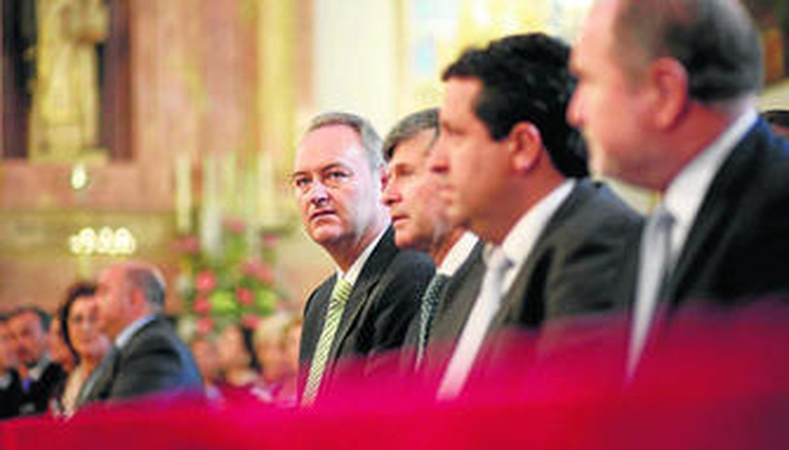 El presidente de la Generalitat valenciana, Alberto Fabra, ayer en los actos en honor a la patrona de Castellón.
