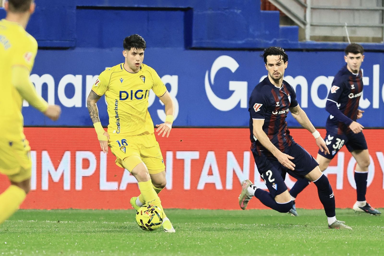 Antoñito en el Eibar-Cádiz.
