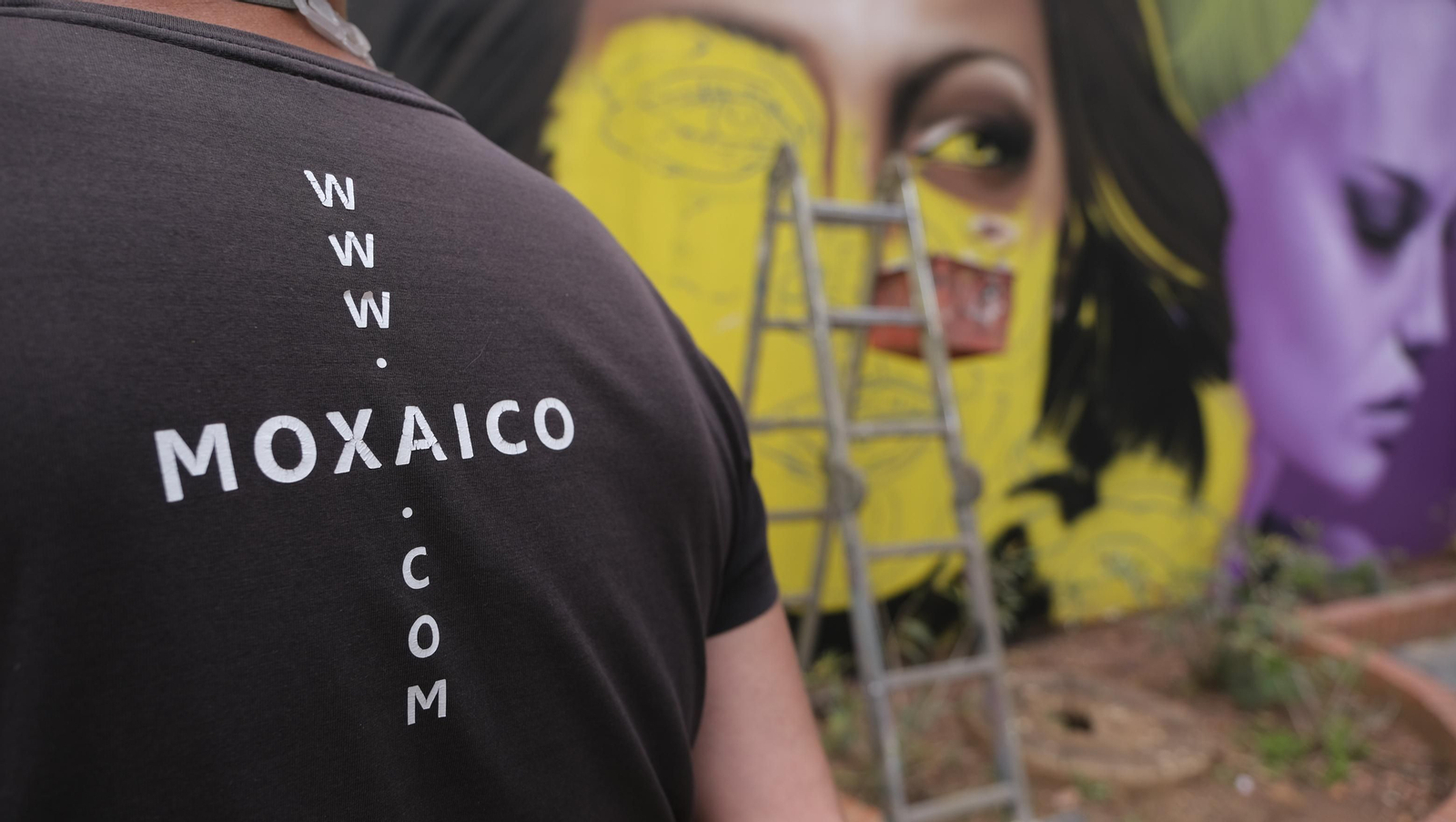 Moxaico, talento muralista almeriense