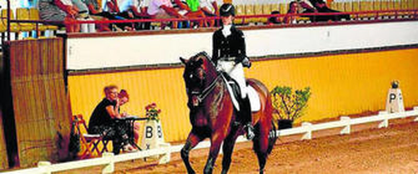 Patricia Martínez, durante su prueba, ayer en Jerez.