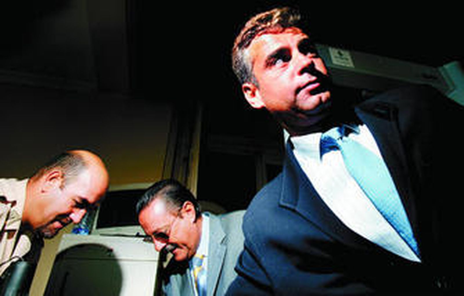 Juan Antonio Yagüe, junto al ex alcalde de Marbella Julián Muñoz.