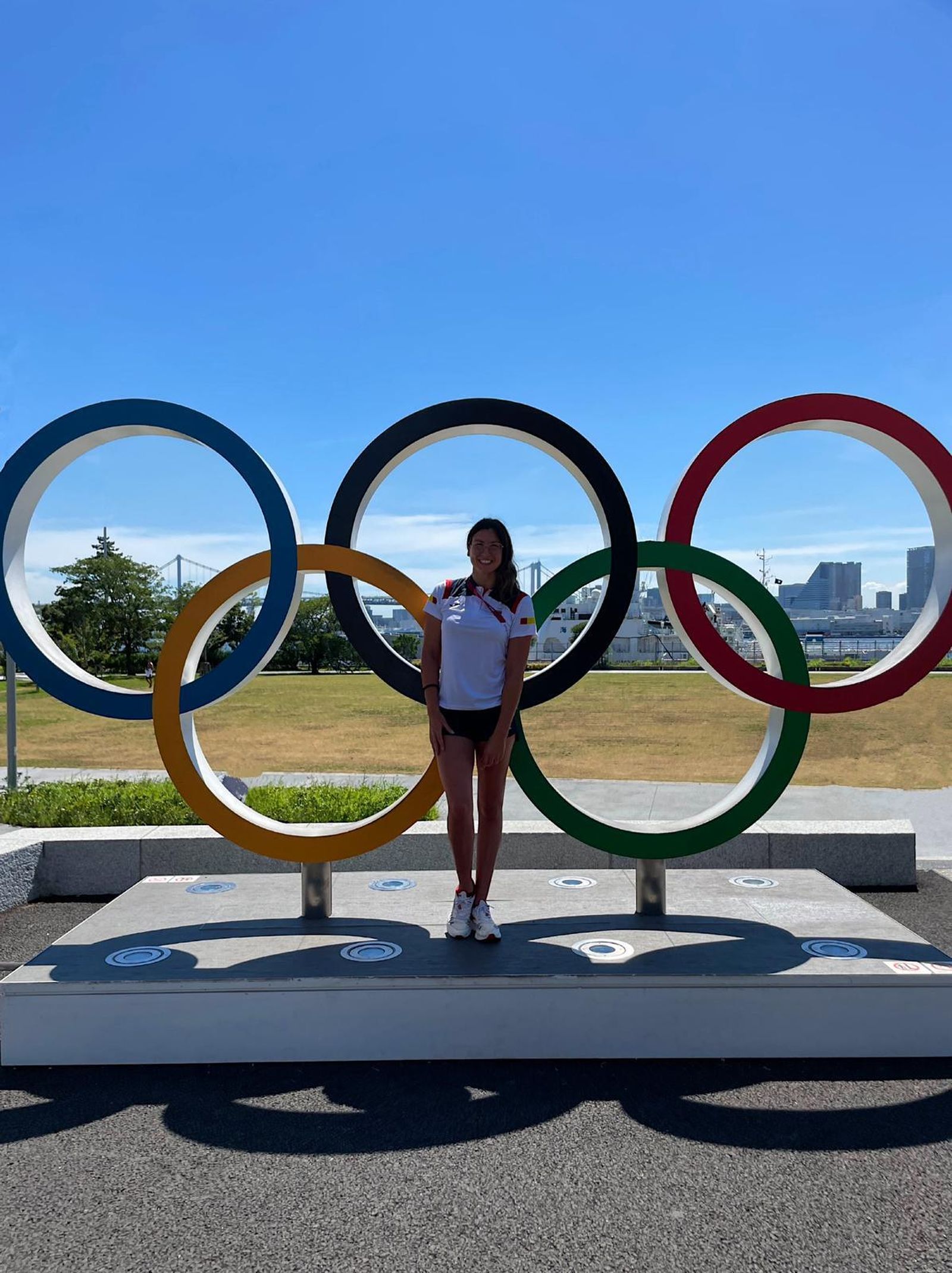 Paula Ruiz, en Tokio.