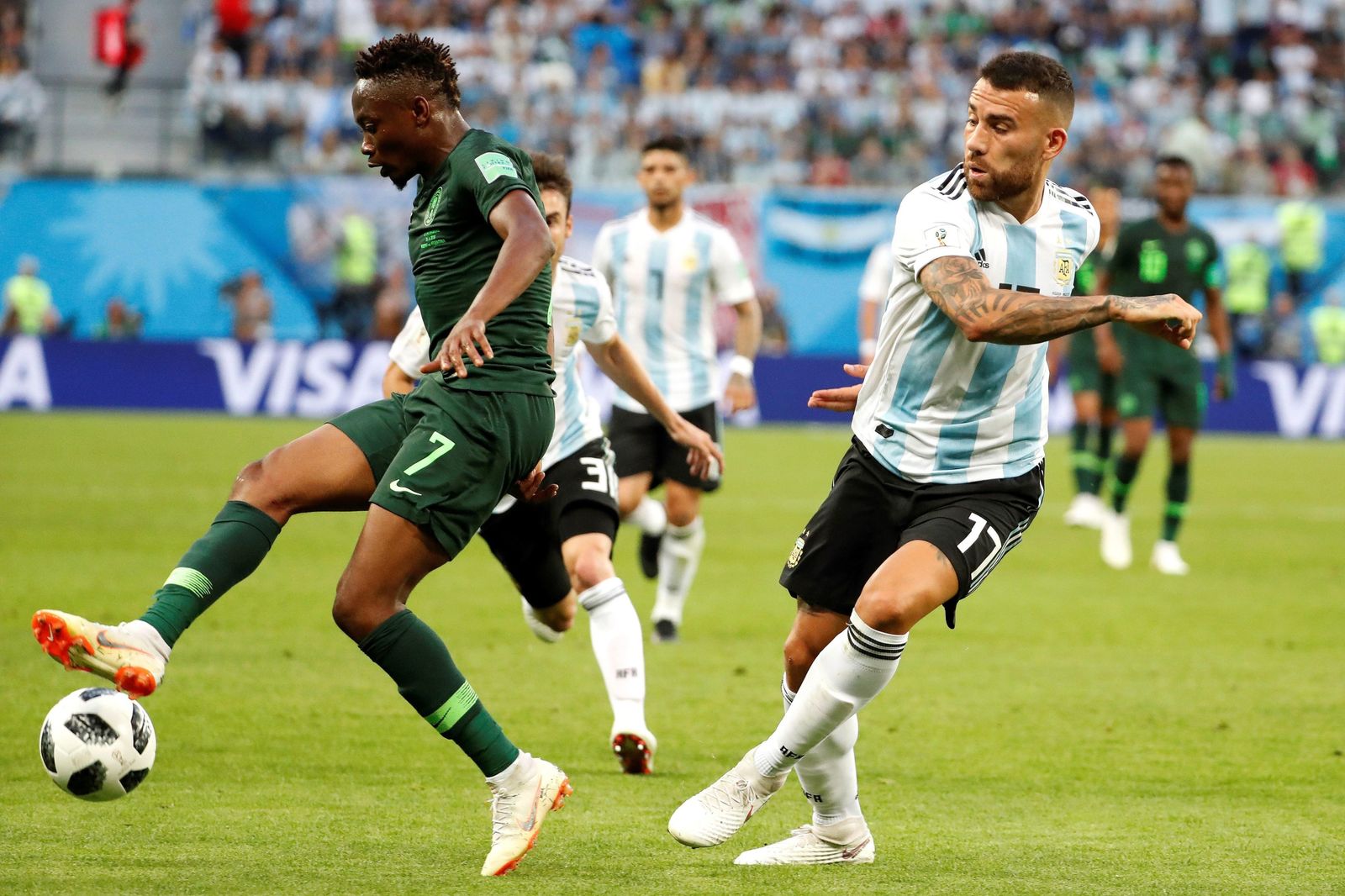 Las imágenes del Nigeria-Argentina