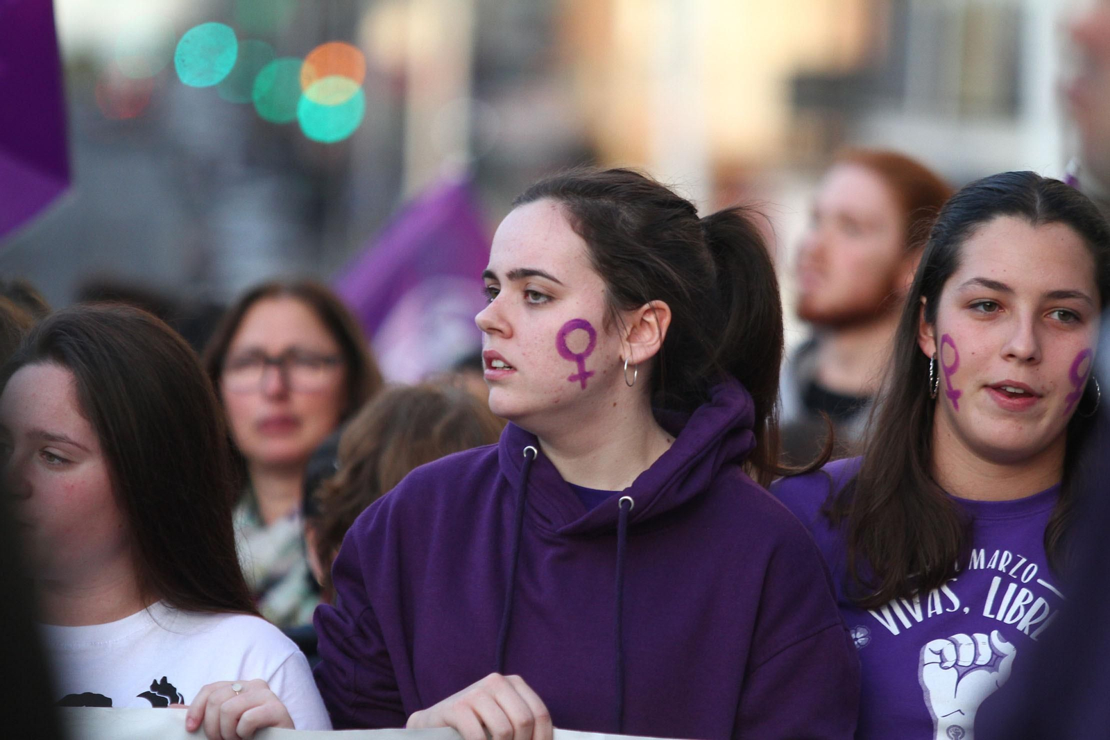 Imágenes de la Manifestación del día Internacional de la Mujer