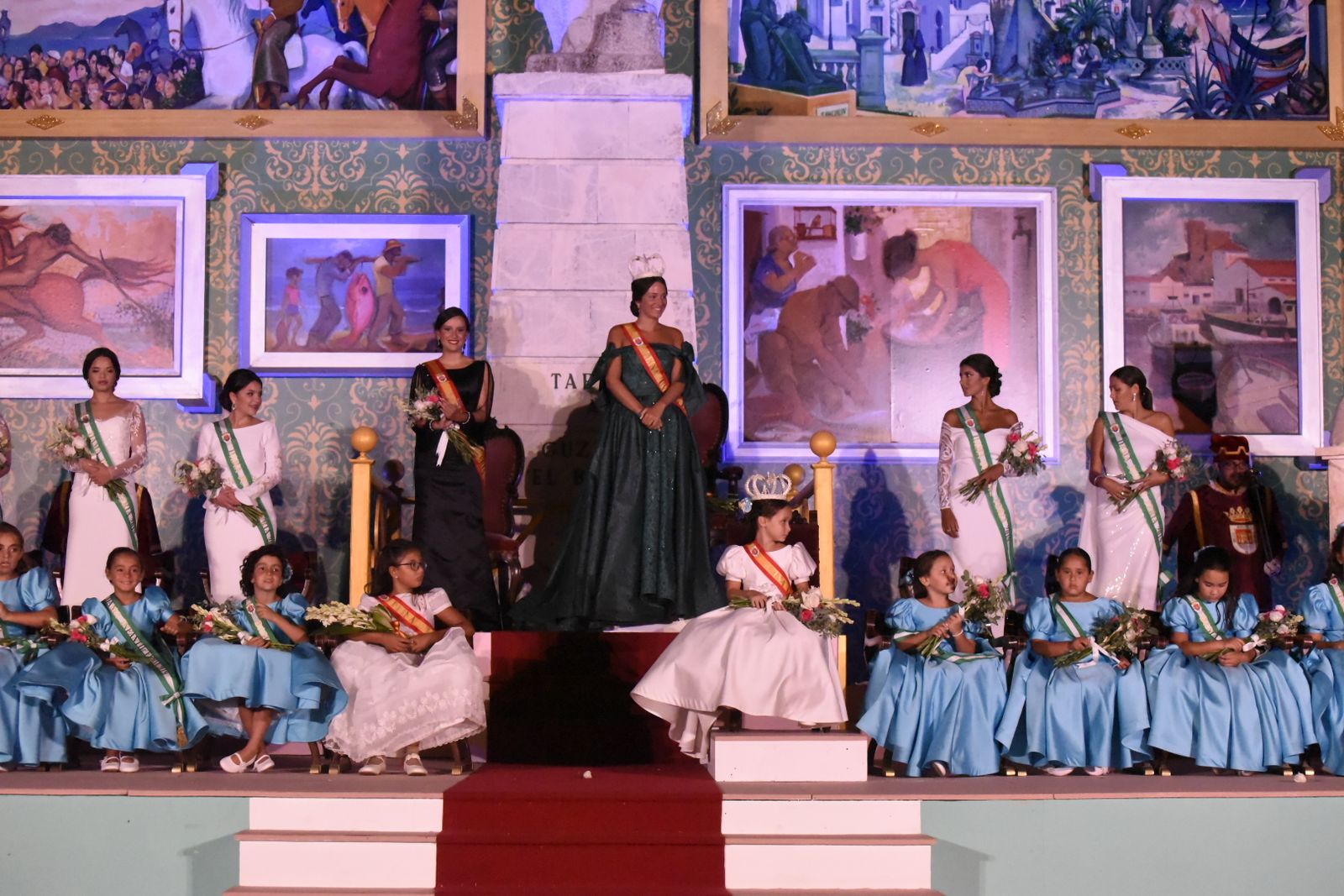 Un momento de la coronación.