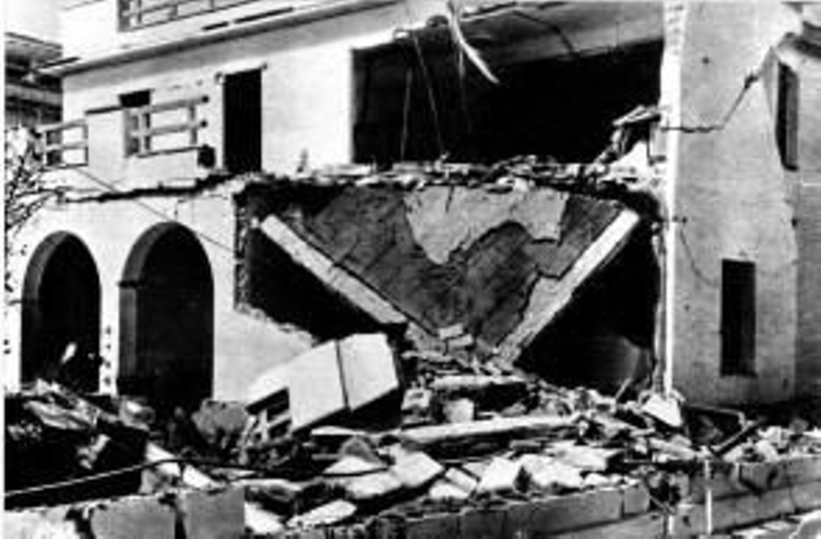 Imágenes de la explosión de Cádiz de 1947.