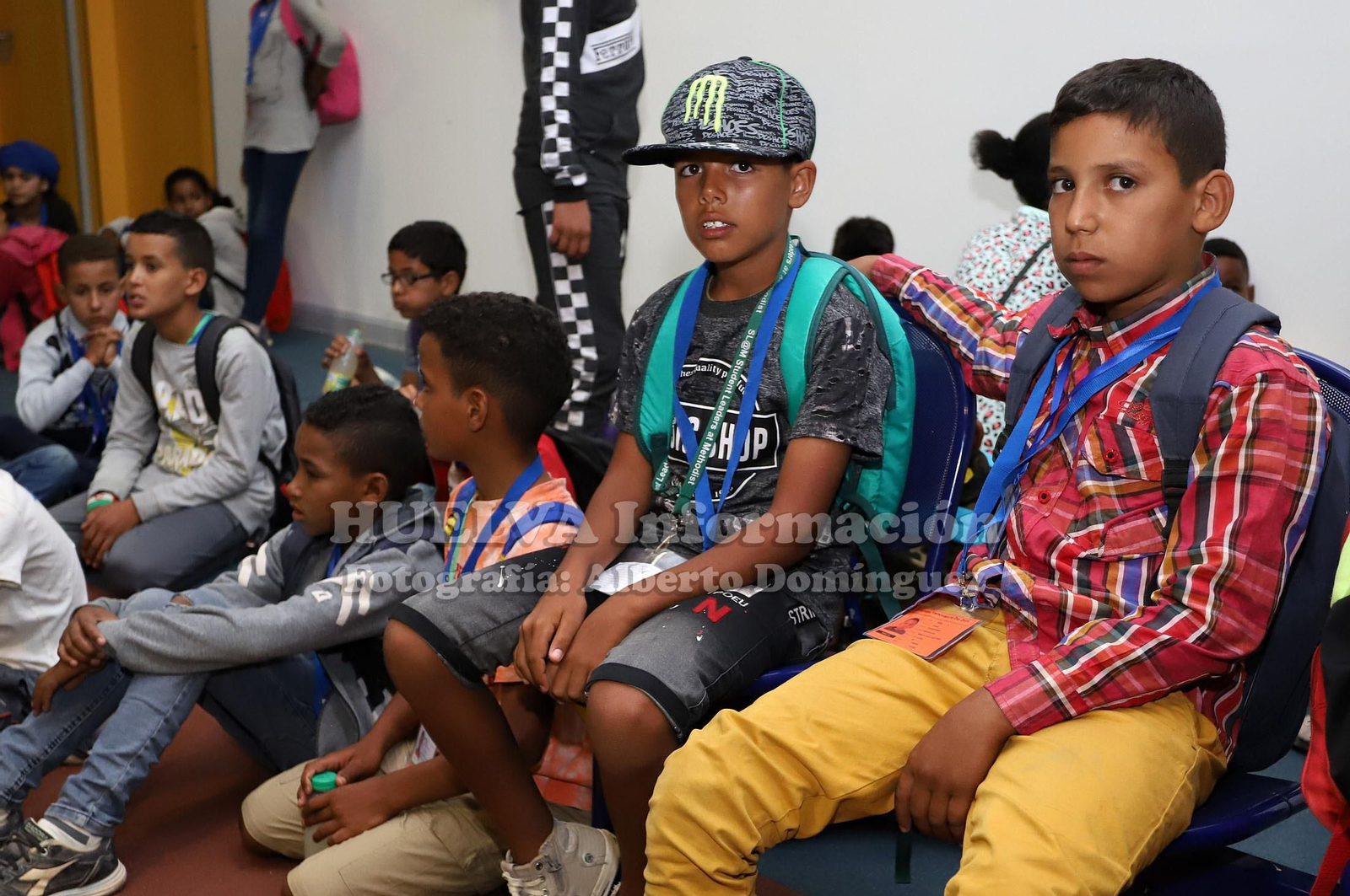 Imágenes de la llegada de los niños saharauis