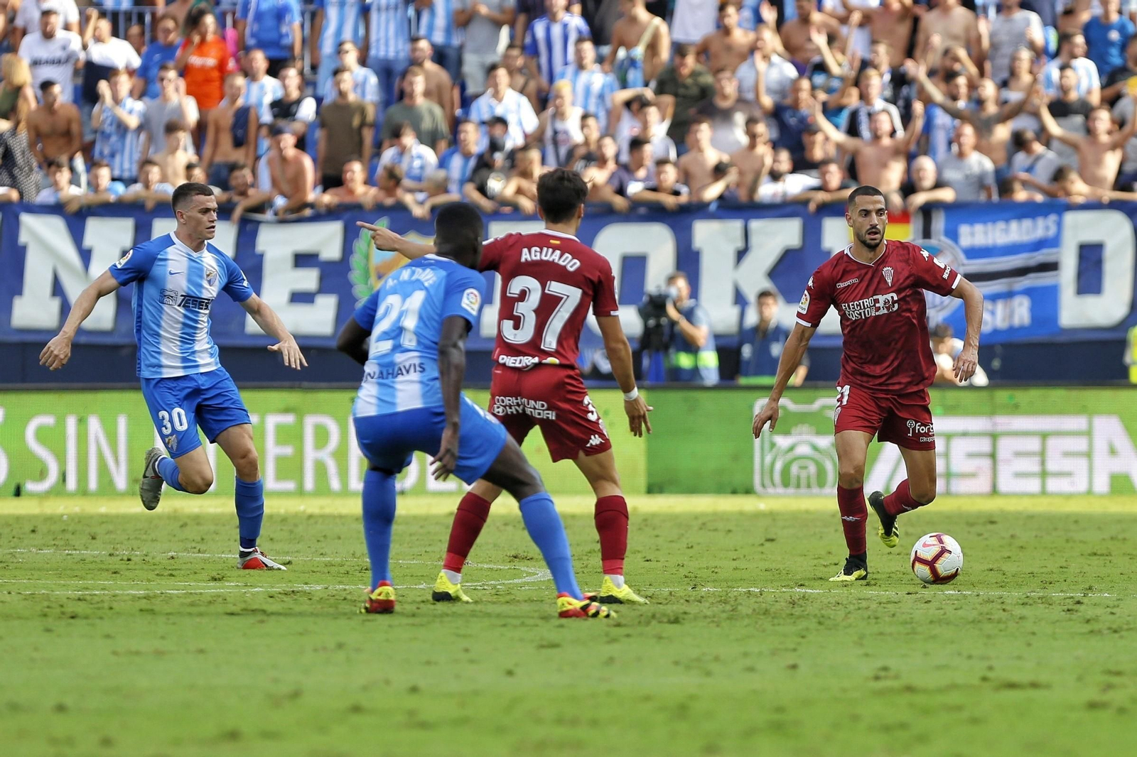 El Málaga CF-Córdoba CF, en imágenes