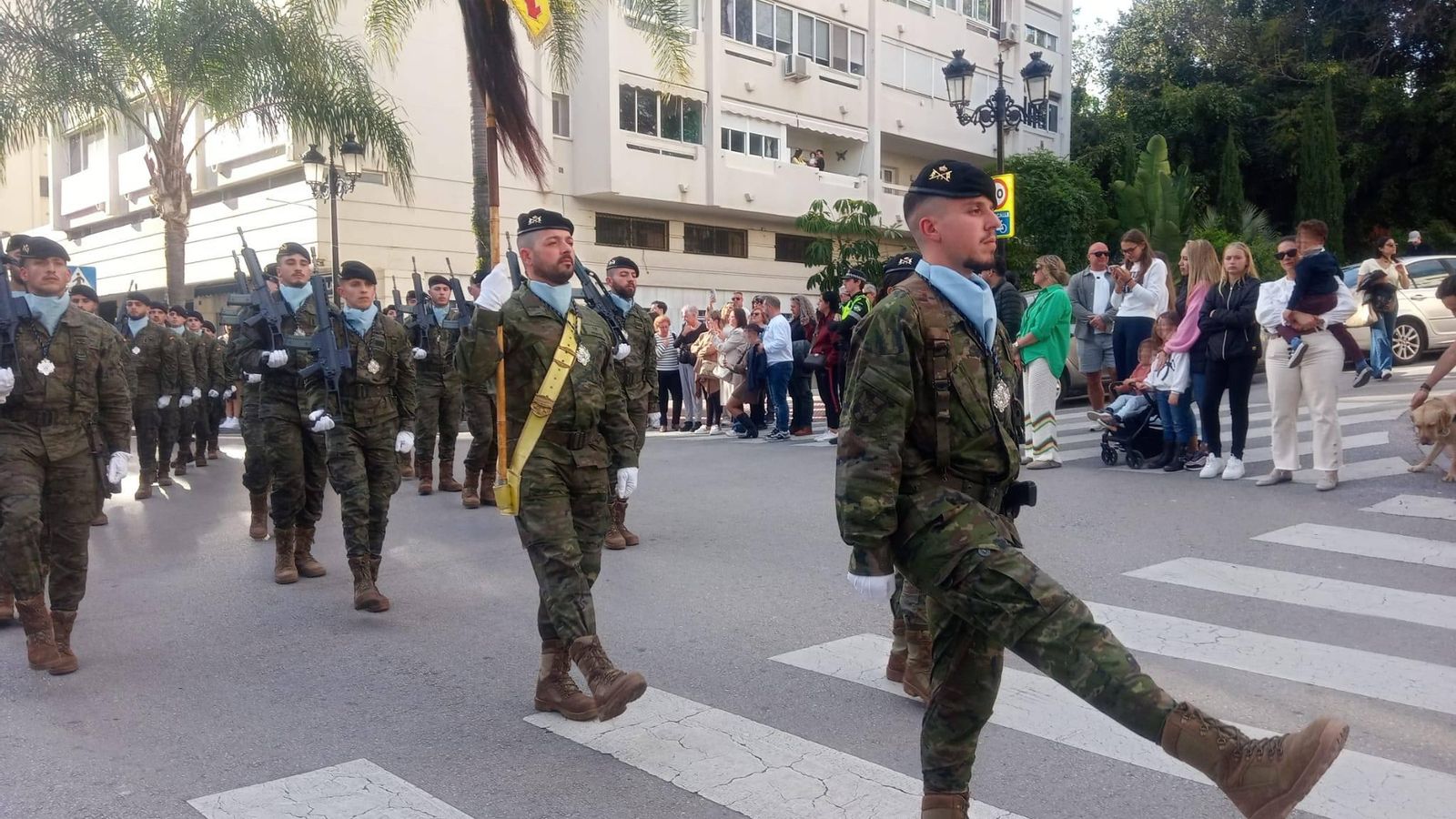 El Regimiento de Caballería Montesa número 3 de Ceuta.