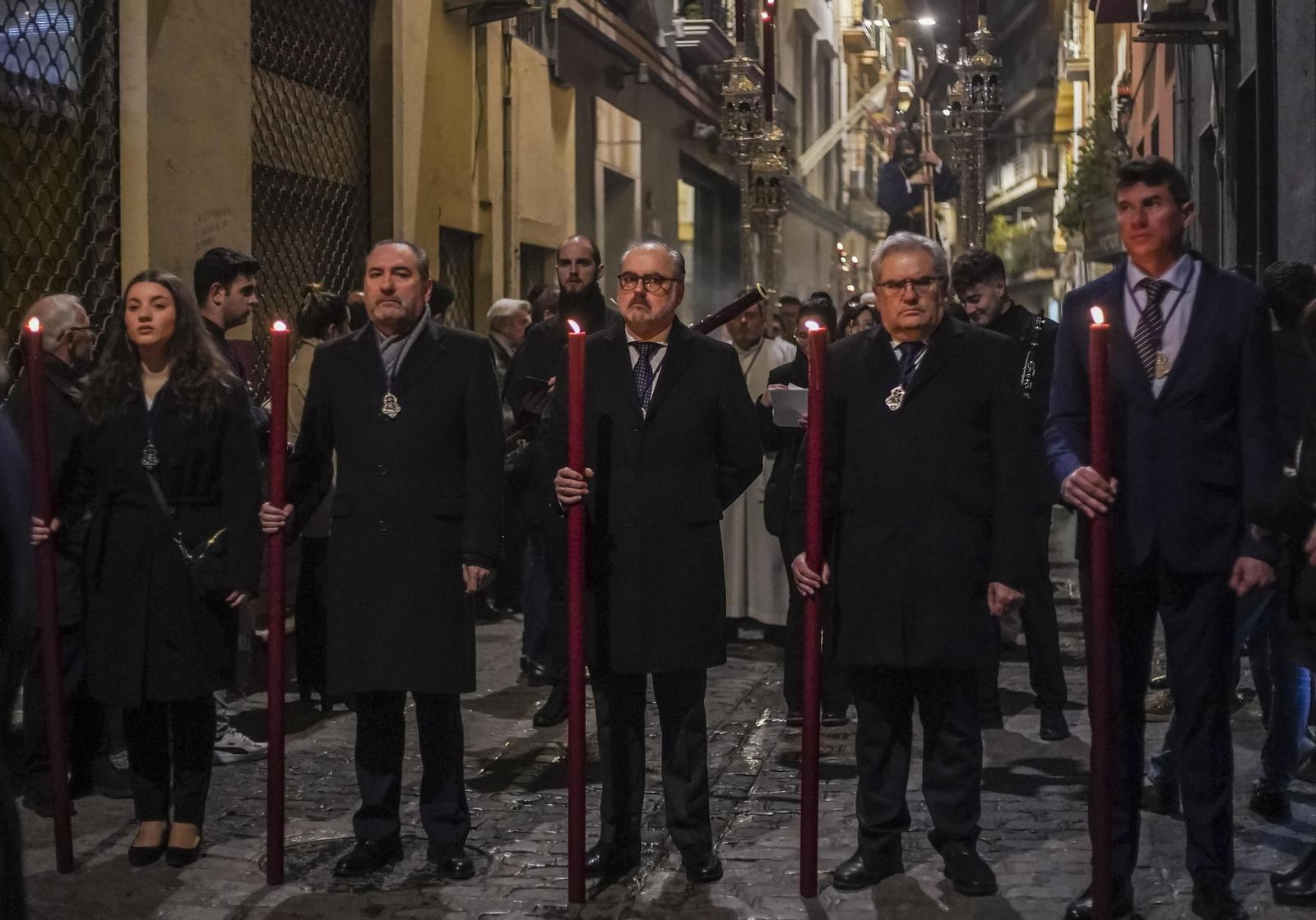 Vía crucis con la imagen del Nazareno de las Penas