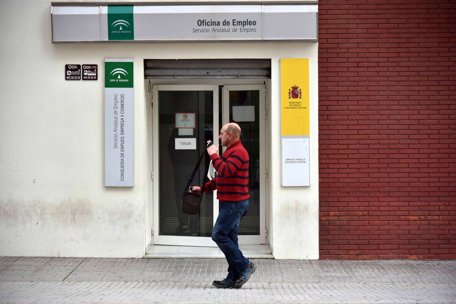 Una oficina de empleo en Algeciras