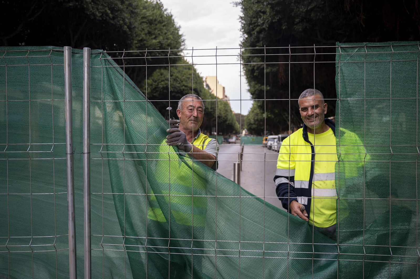Las imágenes de las obras del paseo de Almería
