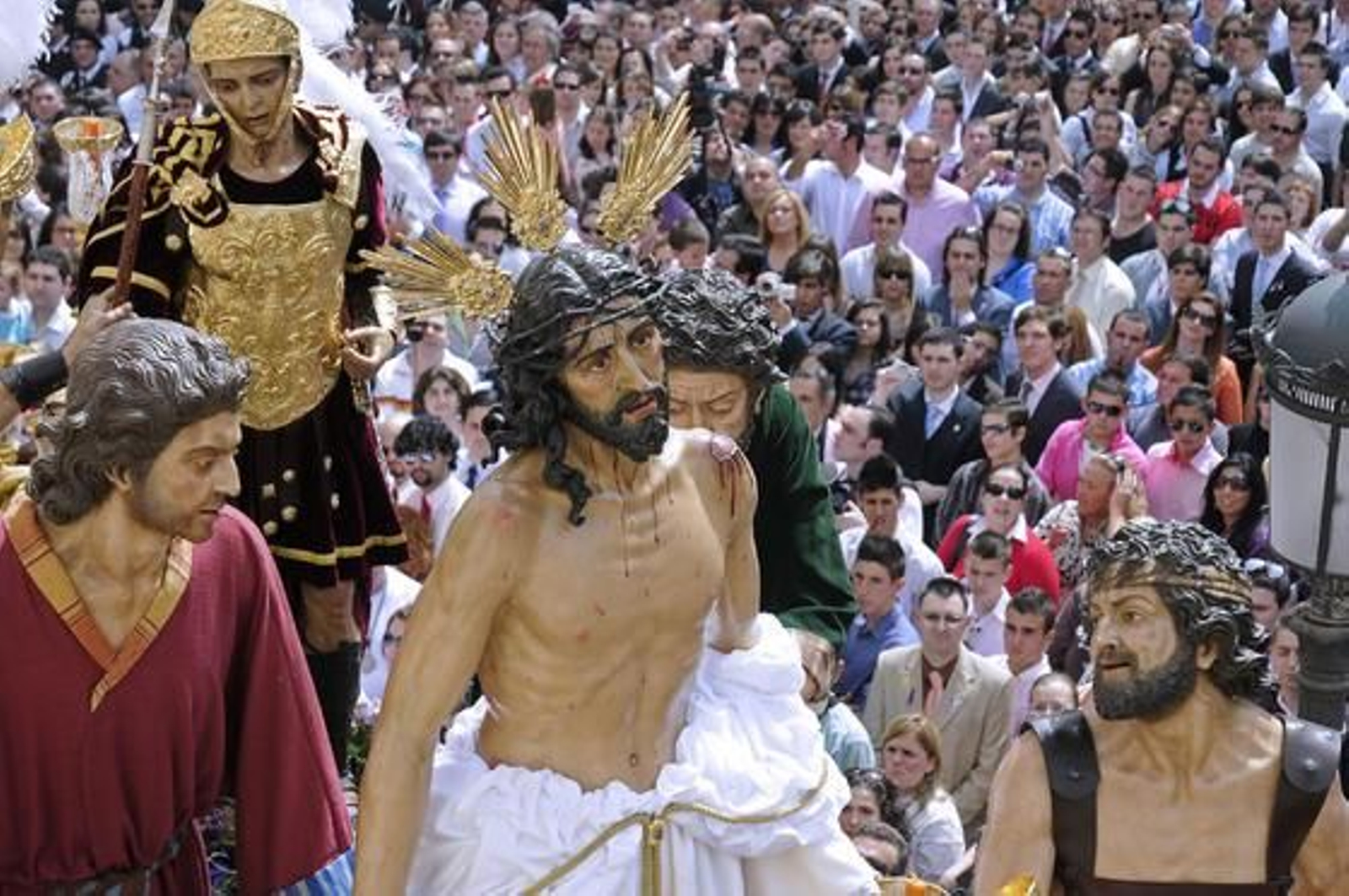 Imagen del dolor que transmite la cara de Cristo.

Foto: Juan Carlos Váquez