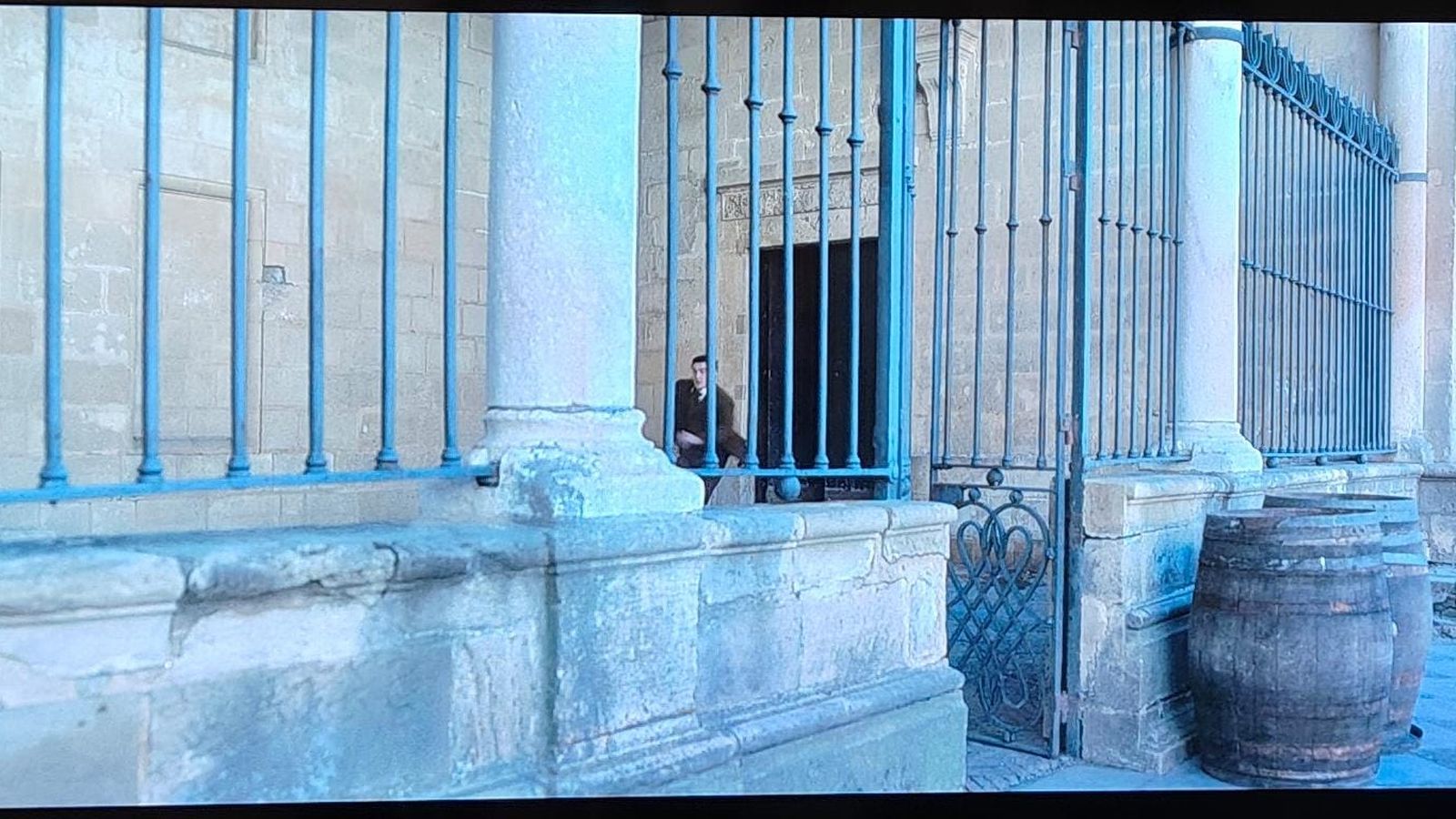 El Cabildo Viejo, en una de las escenas de 'El joven Sherlock'.