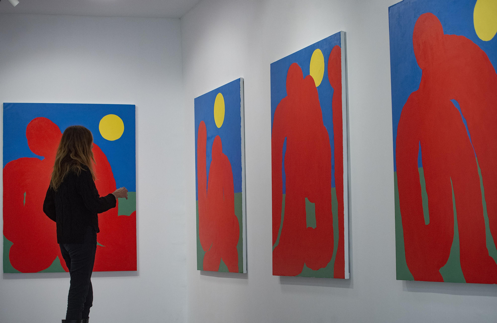 Imágenes de la exposición del artista brasileño, Narowé