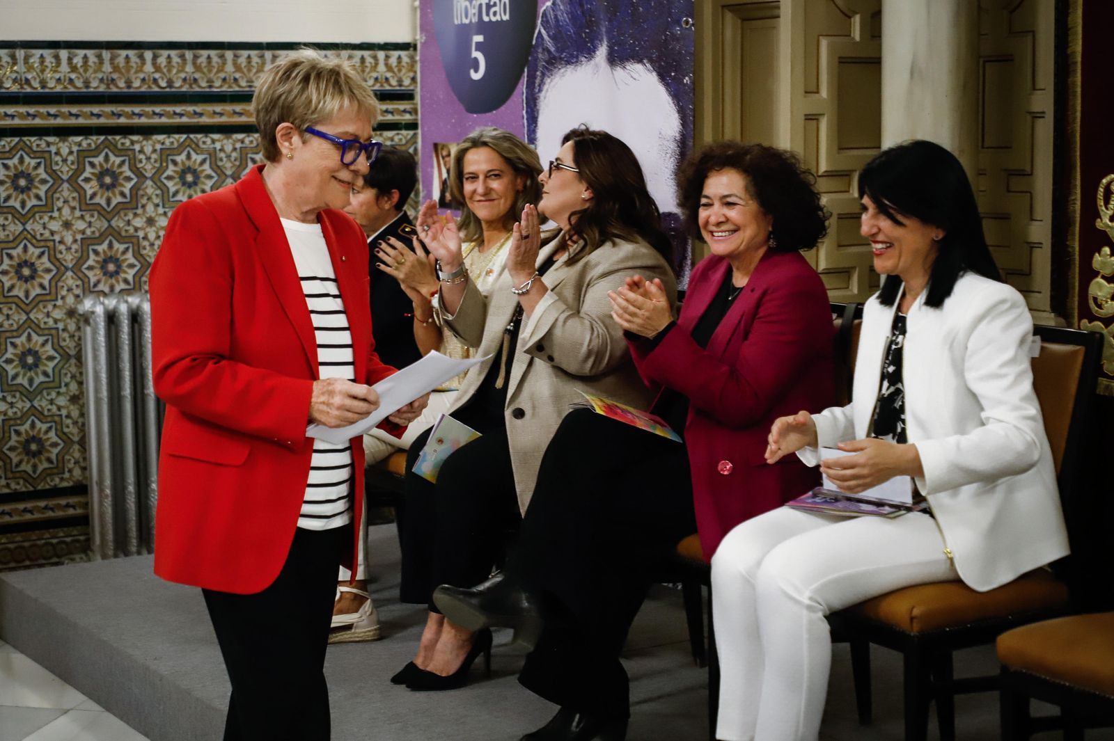 Premios 'Granadinas por la libertad', en imágenes