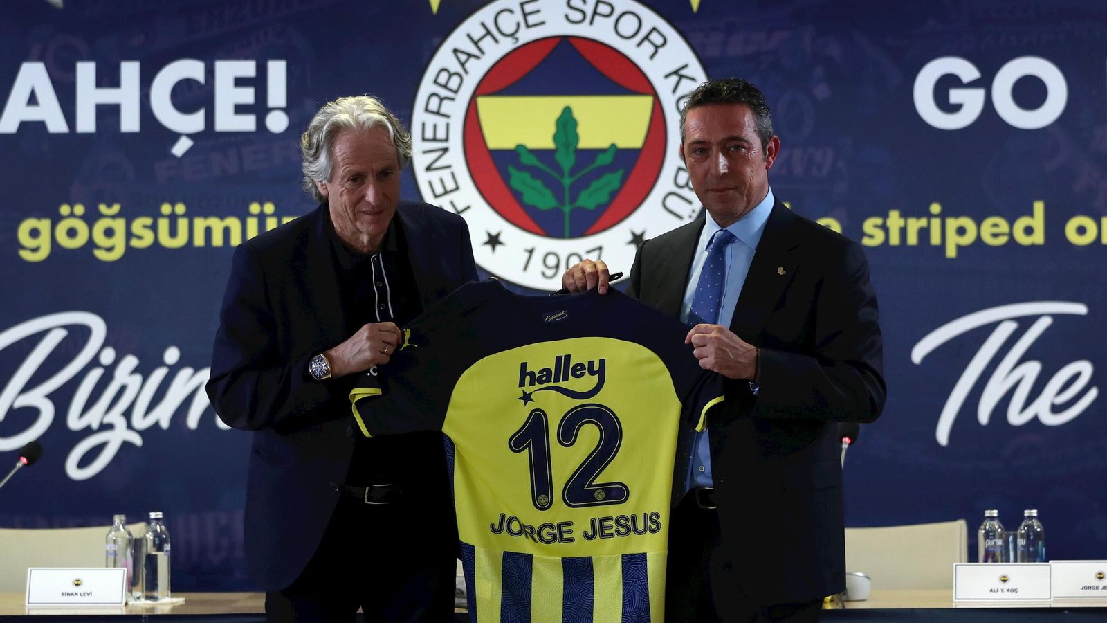 Jorge Jesús, en su presentación como entrenador del Fenerbahçe.
