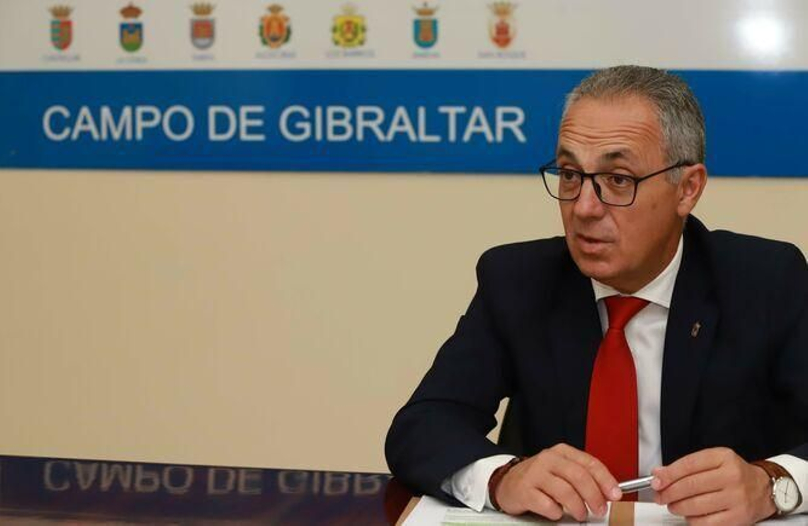 Juan Lozano, portavoz municipal del PSOE de Algeciras y presidente de la Mancomunidad de Municipios del Campo de Gibraltar.