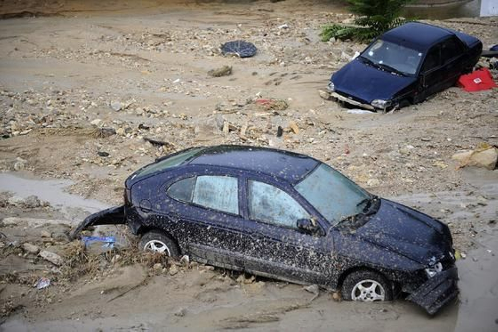 Violenta tromba de agua en Córdoba