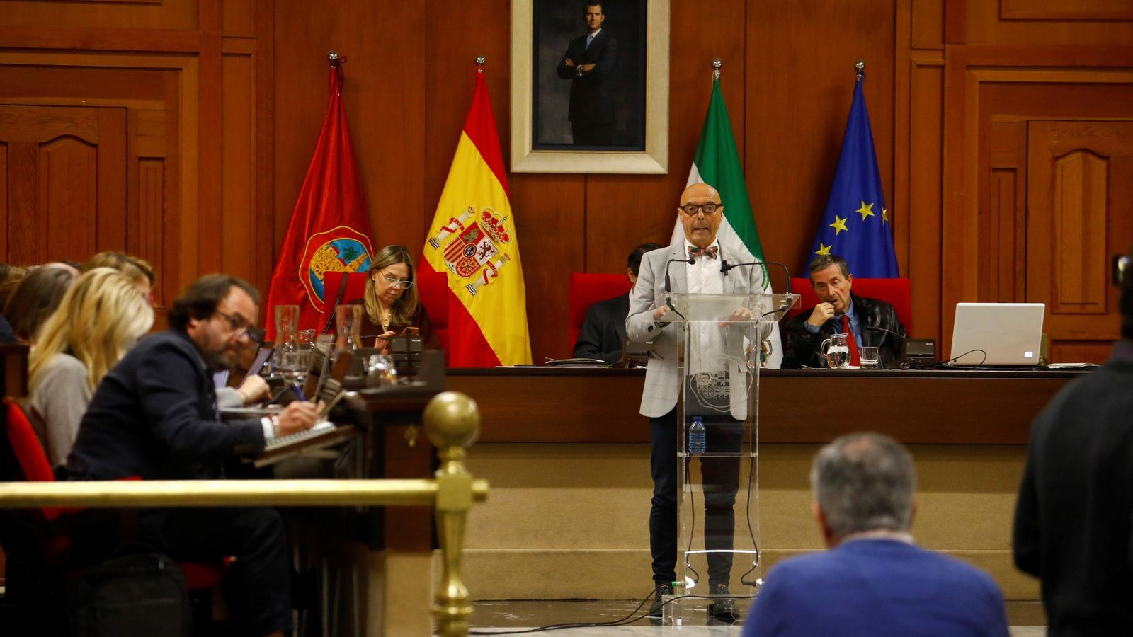 Intervención del portavoz socialista, Antonio Hurtado