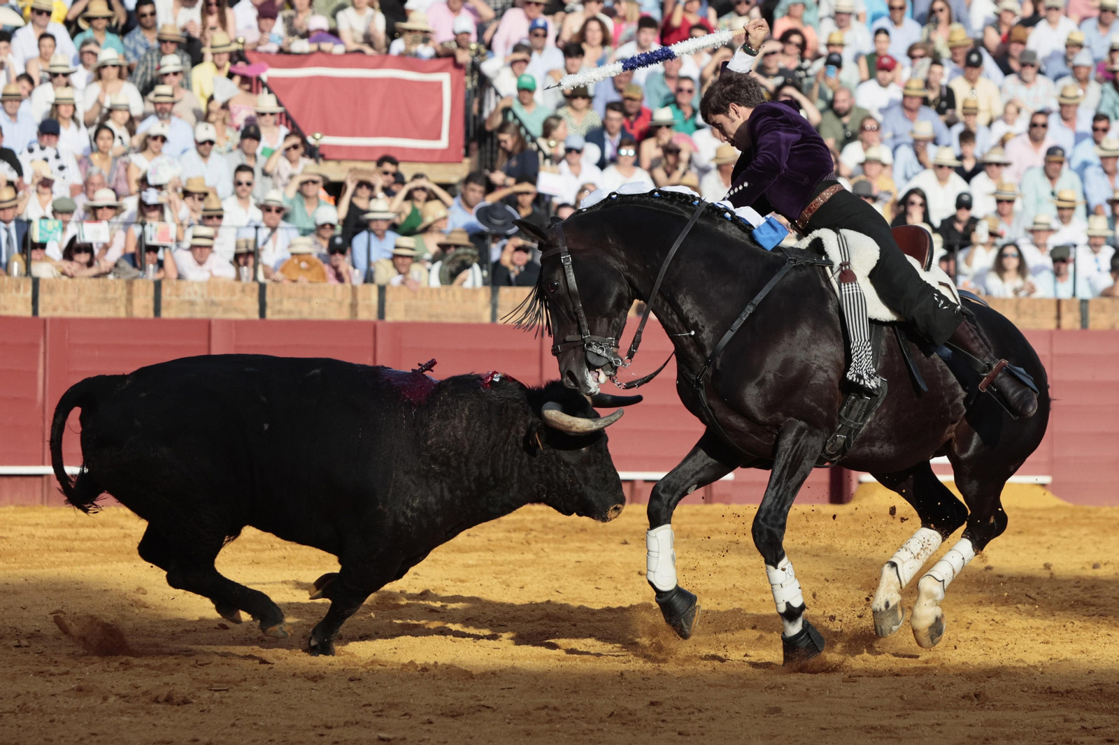 Las imágenes de la corrida de rejones