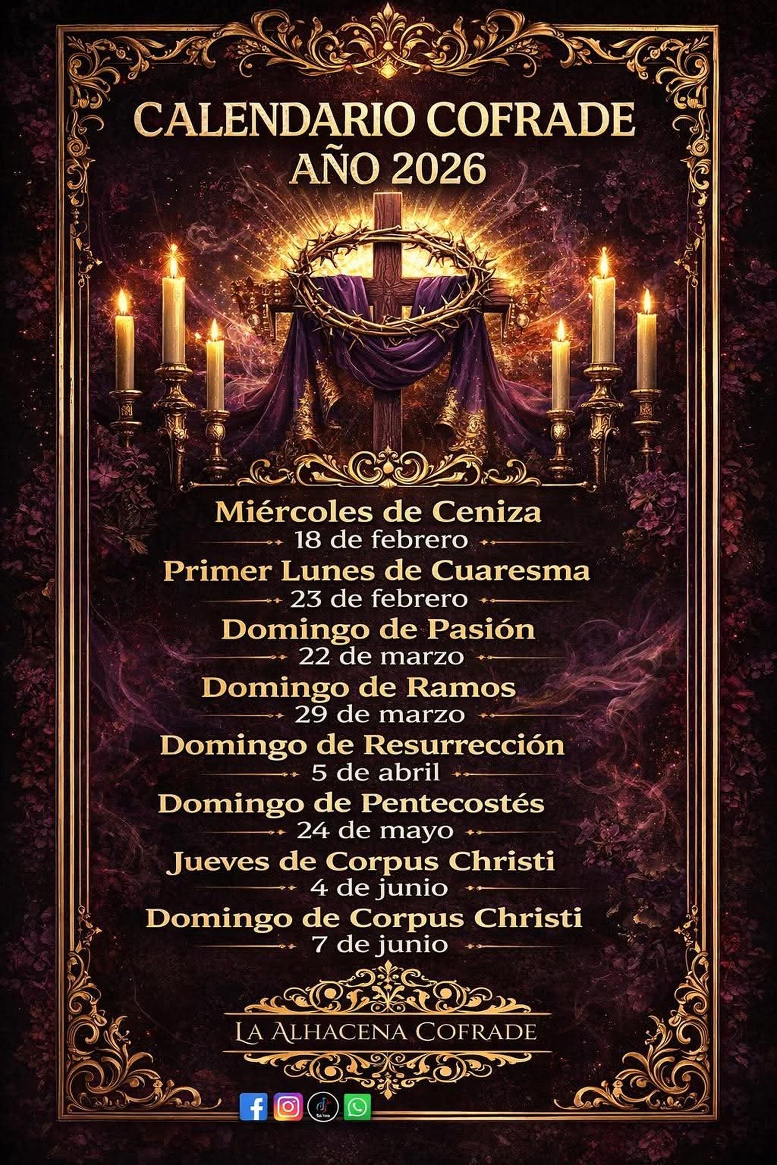 Los cofrades ya están húmedos