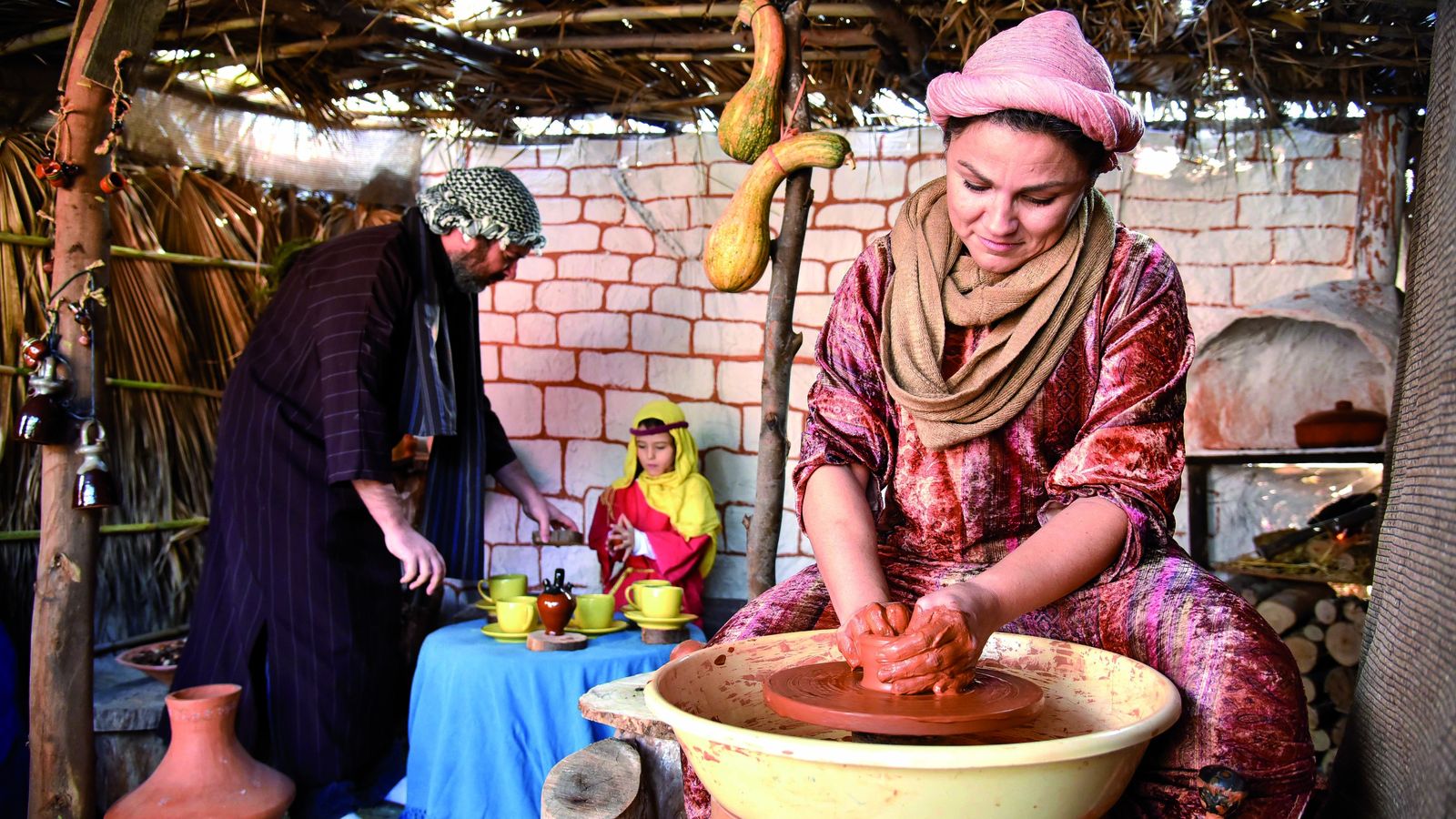Recreación del Belén de Pelayo