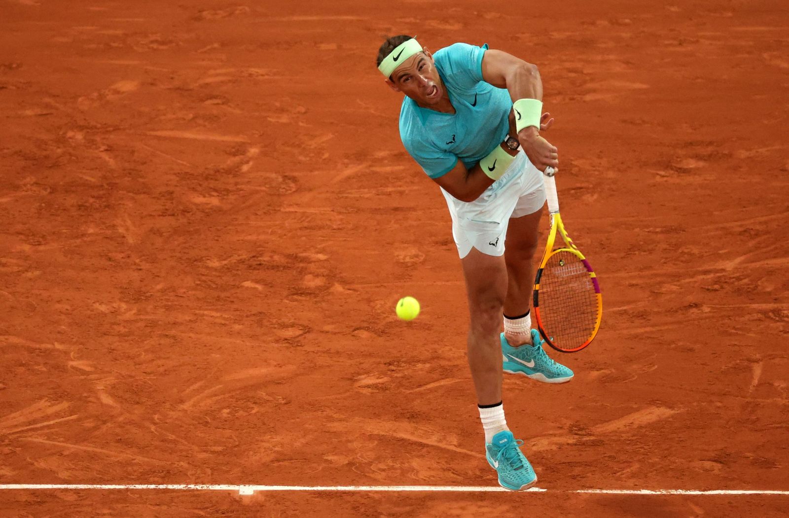 Las fotos del adiós de Nadal en Roland Garros
