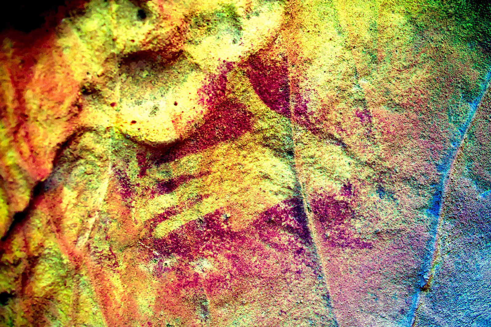 Una de las manos encontradas en el Tajo de las Abejeras.