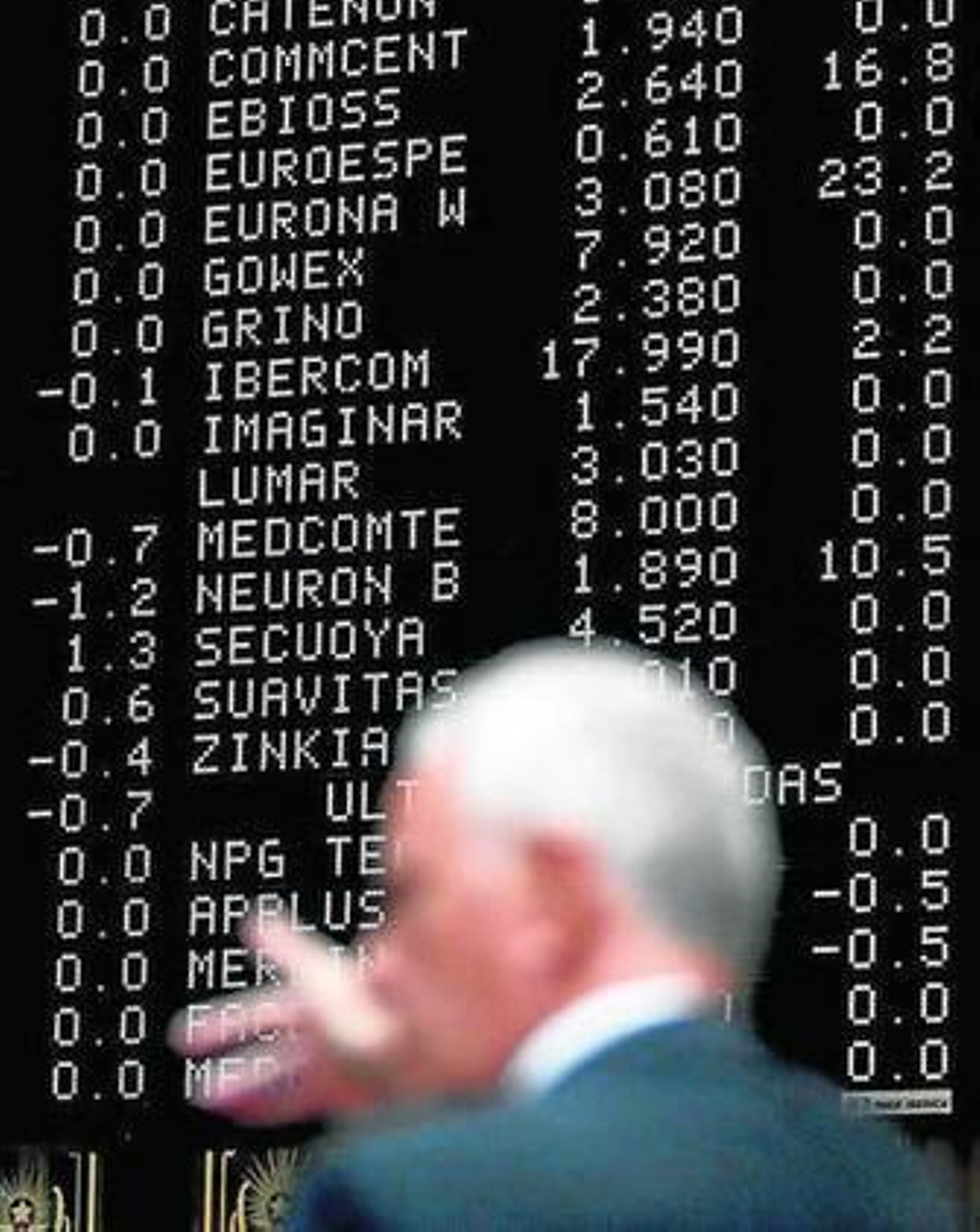 Imagen de archivo con las cotizaciones del MAB.