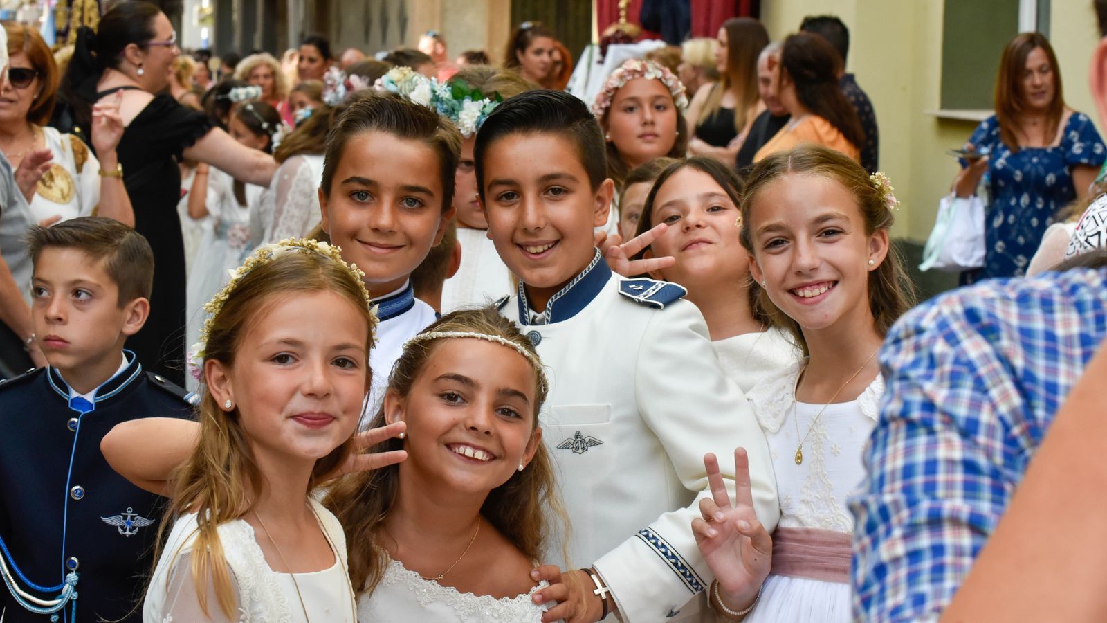 Las fotos de la procesión del Corpus Christi en La Línea