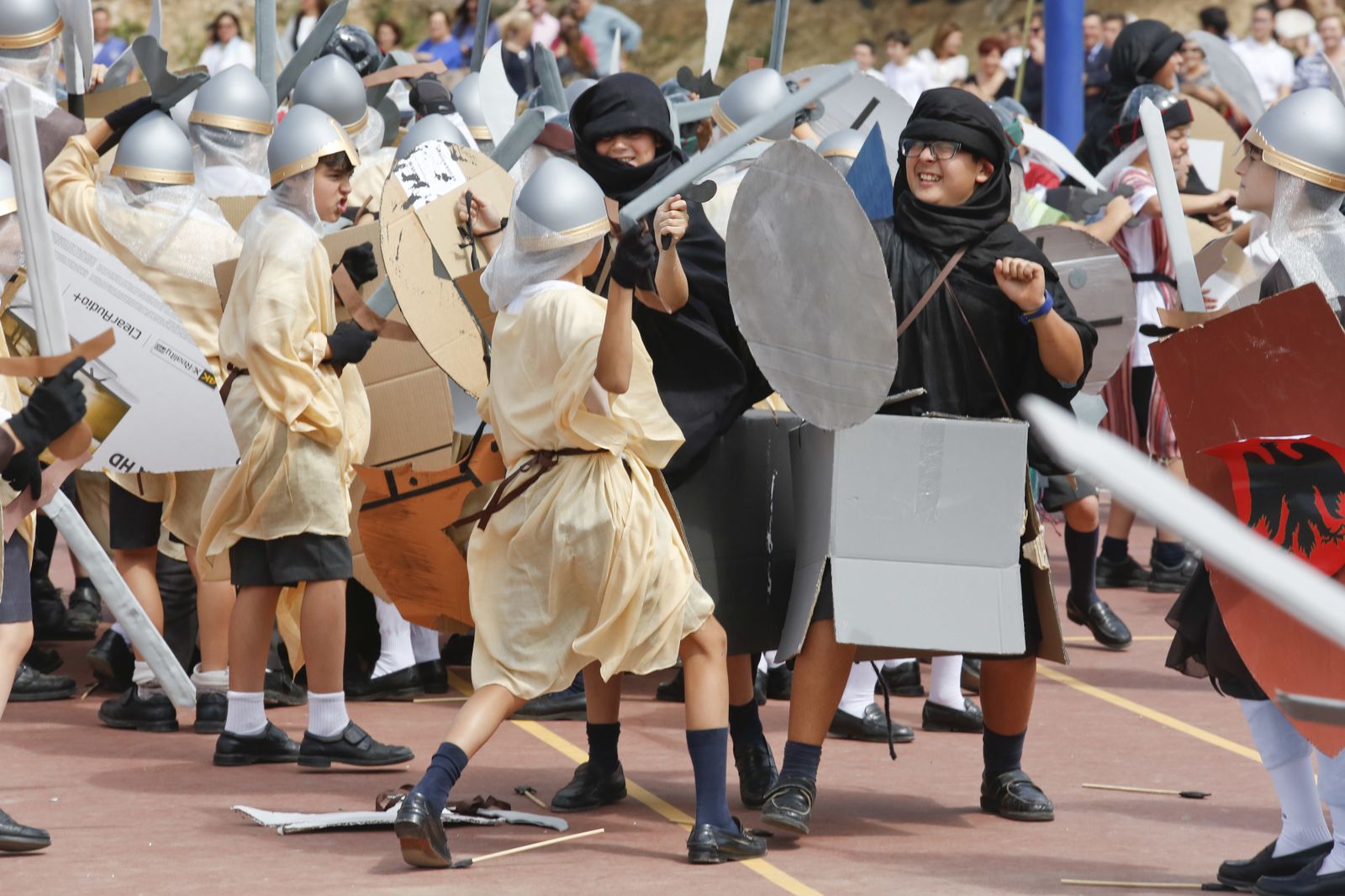 La Batalla de las Navas de Tolosa escenificada por los alumnos de El Romeral