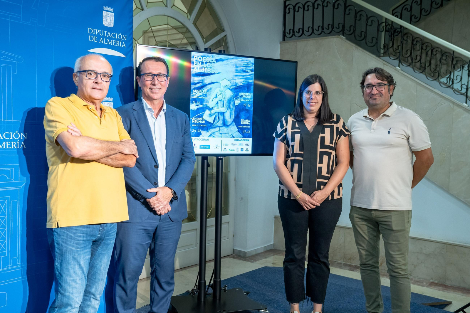Antonio Lafarque, José María Vargas, Almudena Morales y Aníbal García. Antonio Lafarque, José María Vargas, Almudena Morales y Aníbal García.