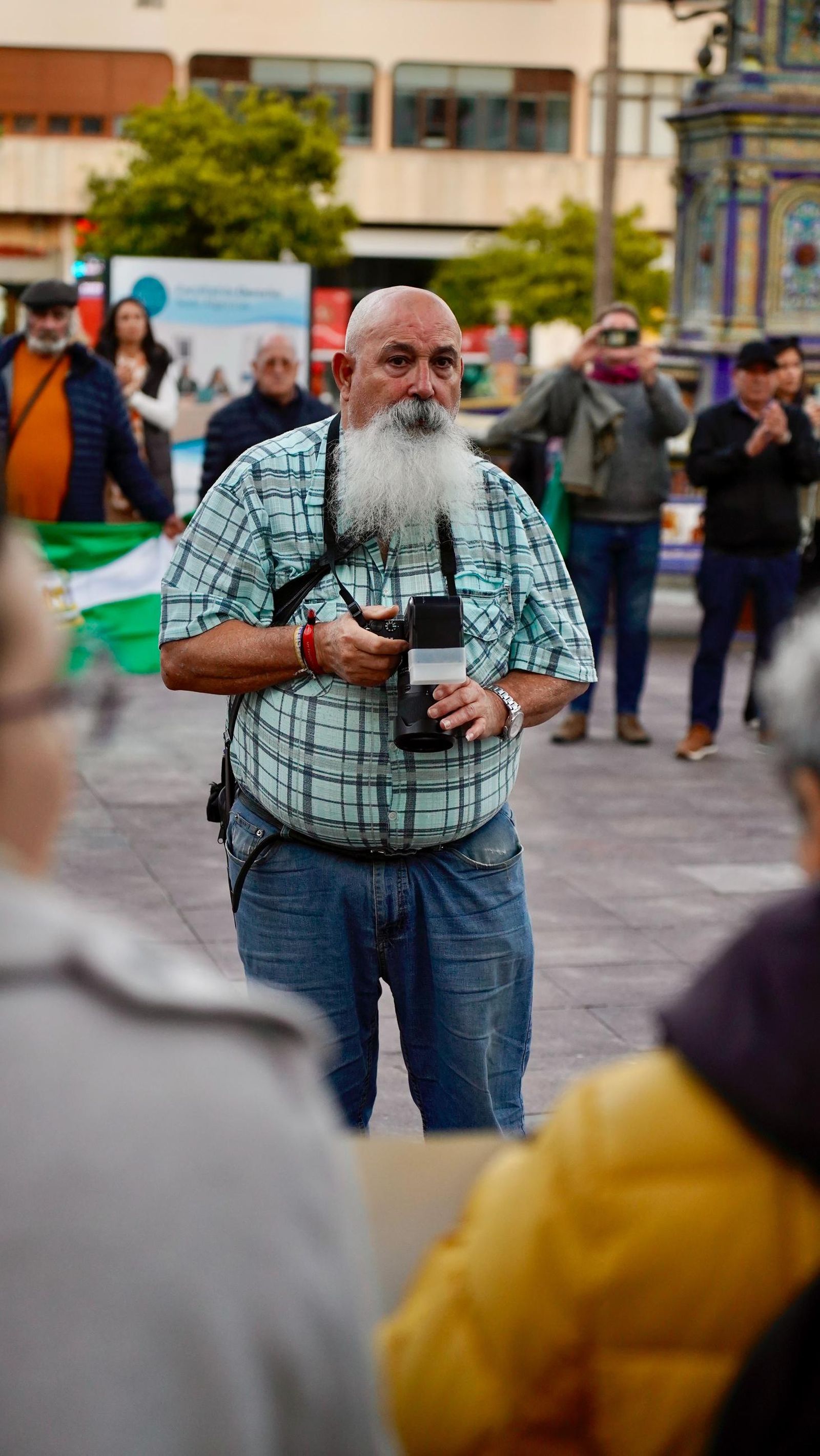 Fotos de la concentración en Algeciras en apoyo a Palestina