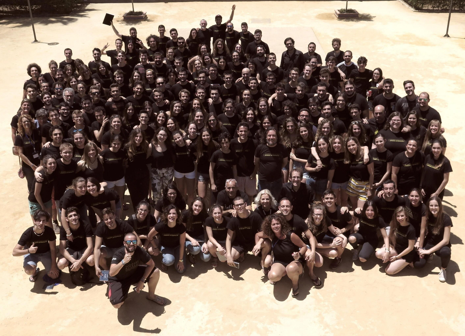 Imagen de una de las últimas reuniones de ensayo de la Orquesta.