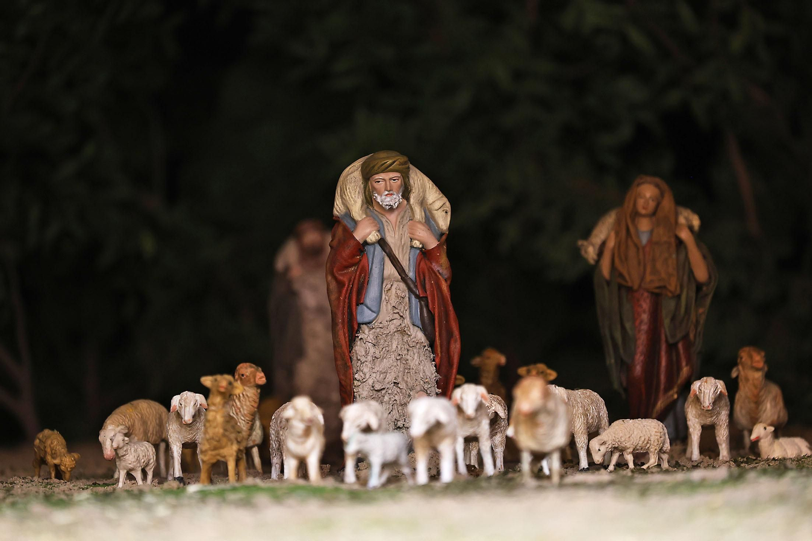 Imágenes de la inauguración del Belén del Ayuntamiento de Huelva