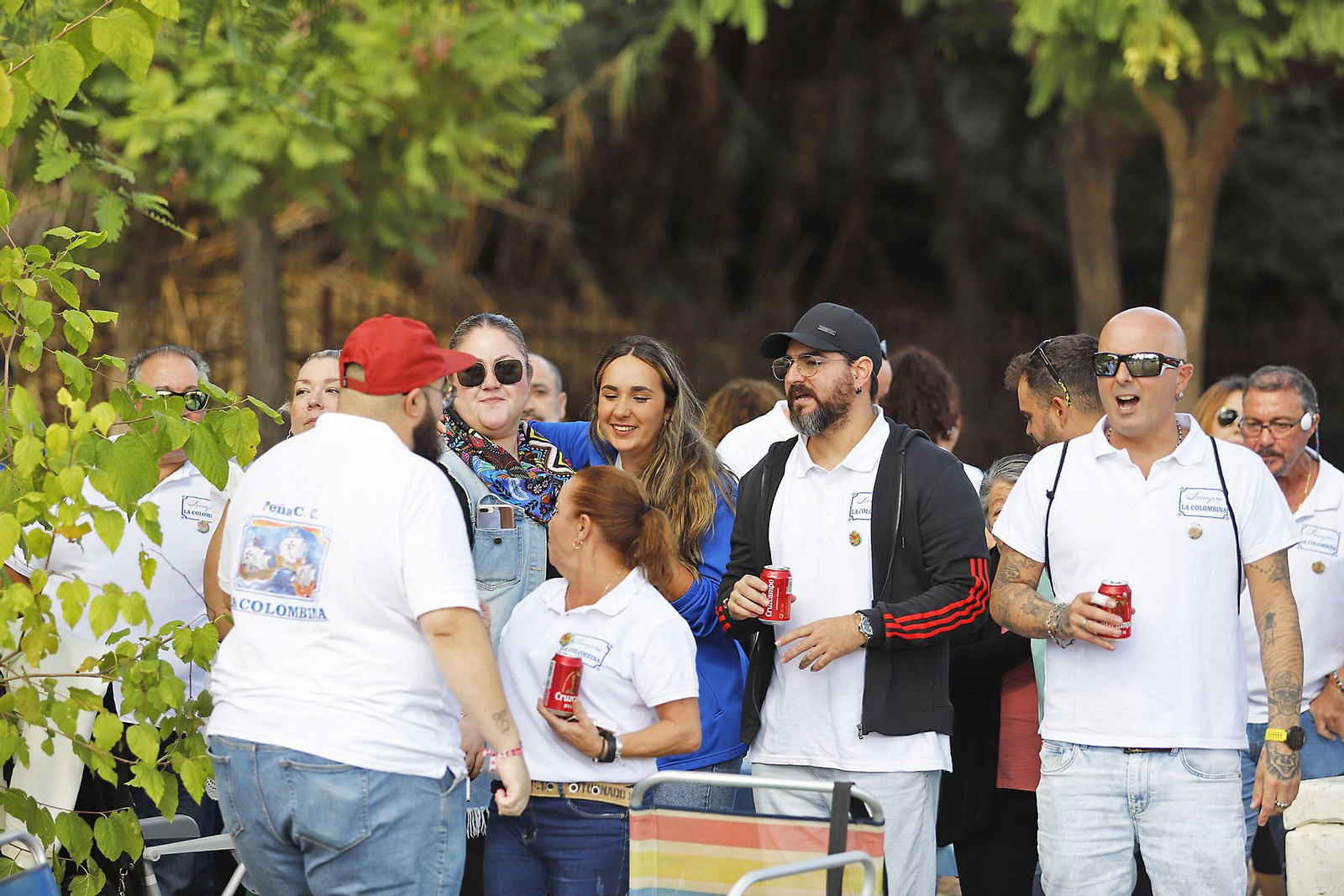 Imágenes de la convivencia carnavalera del Parque Moret en Huelva