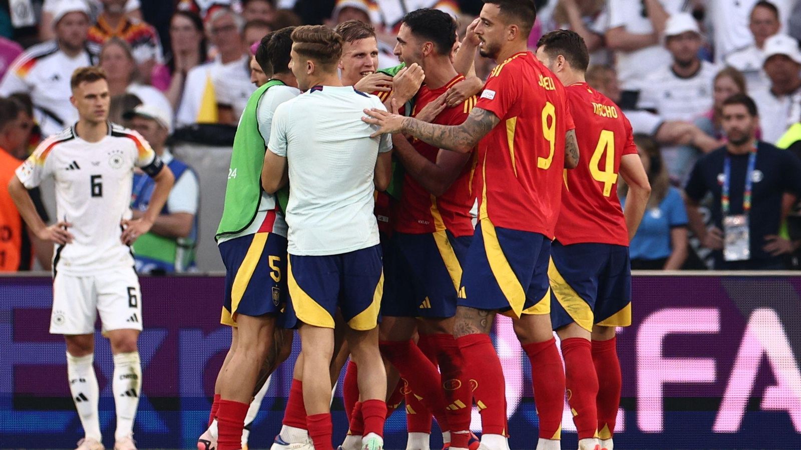 Las mejores fotos del España - Alemania