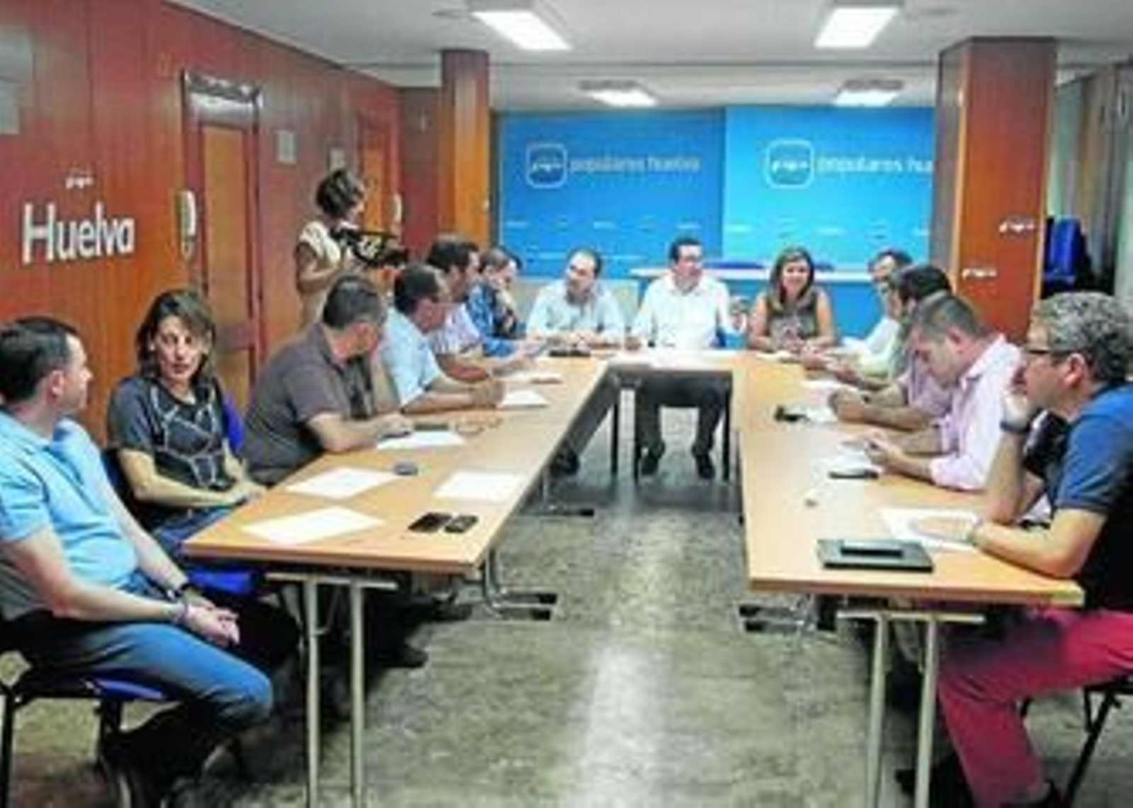 Consejo Político del Partido Popular de Huelva celebrado ayer.