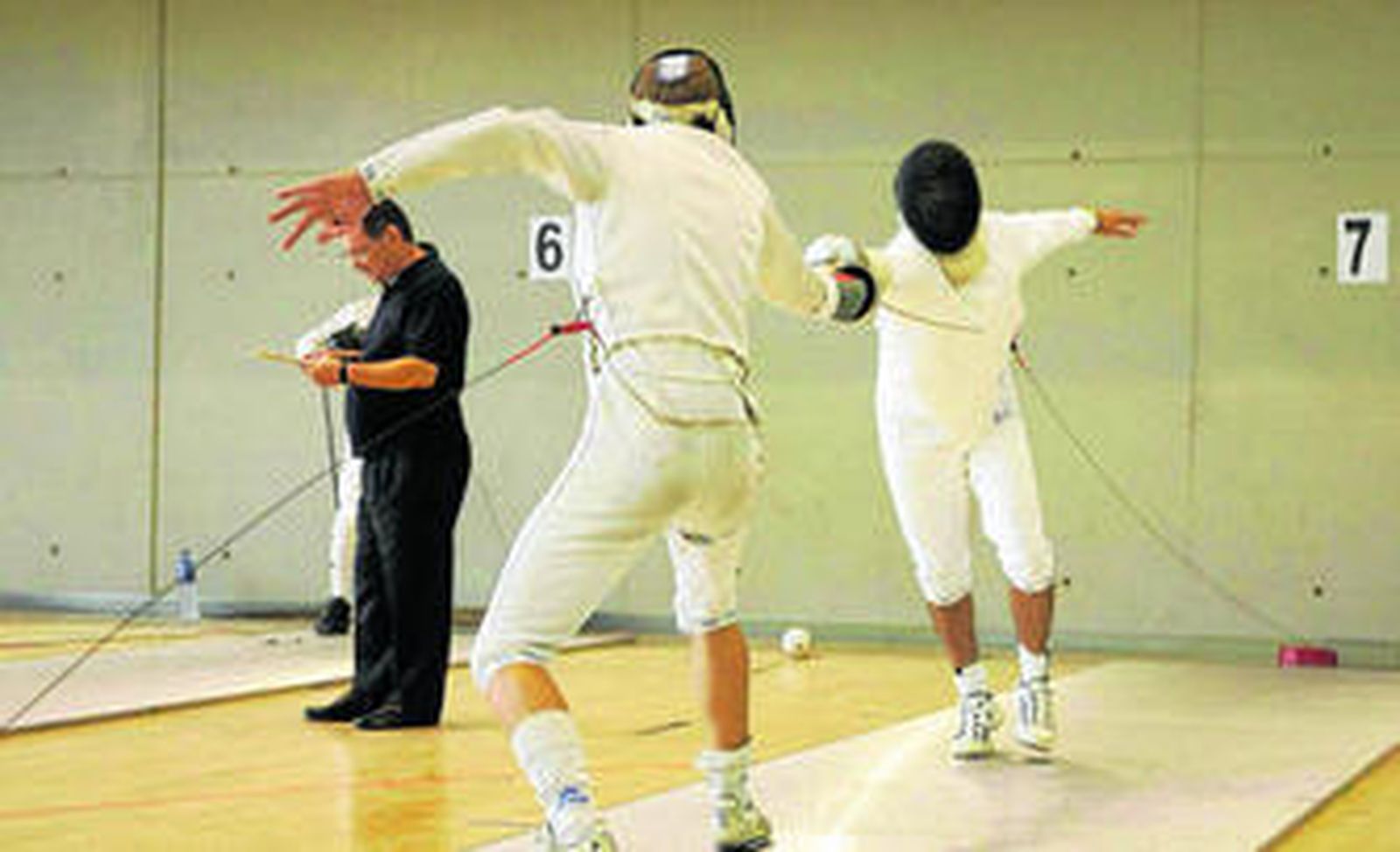 El polivalente ha sido escenario de campeonatos de esgrima.