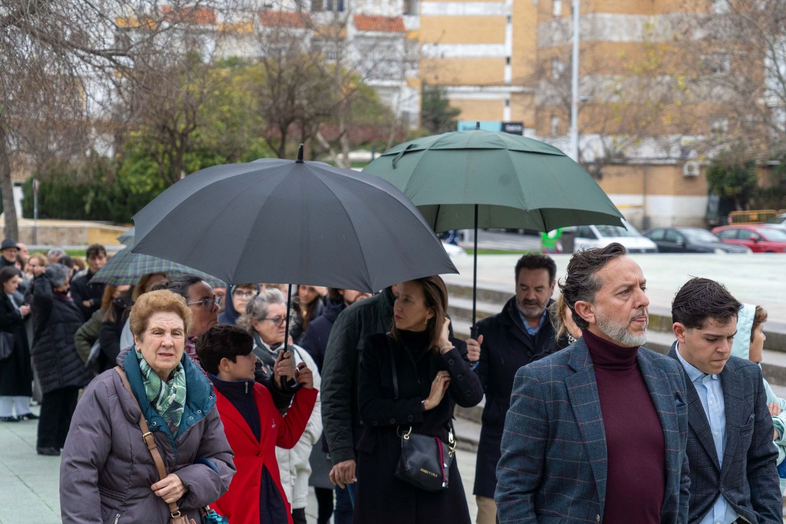 Fotografías del ambiente previo a la Misa funeral por las víctimas del accidente ferroviario
